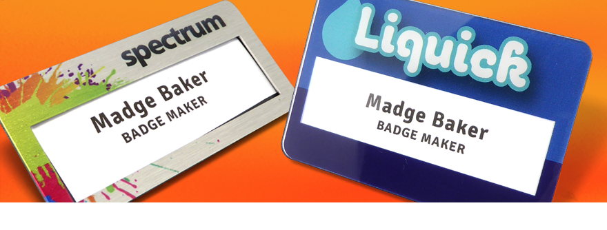 Reusable Name Badges