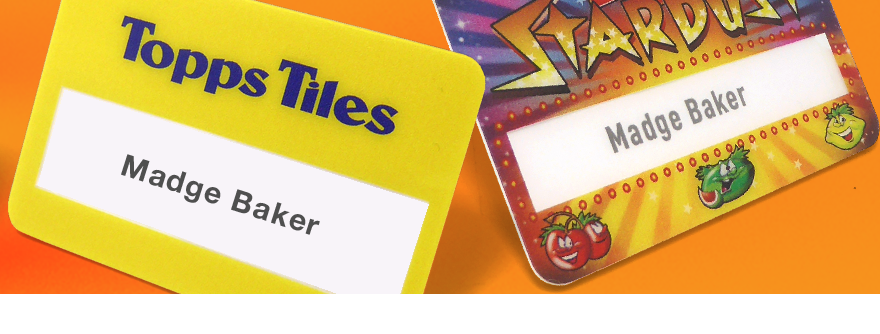 Reusable Name Badges